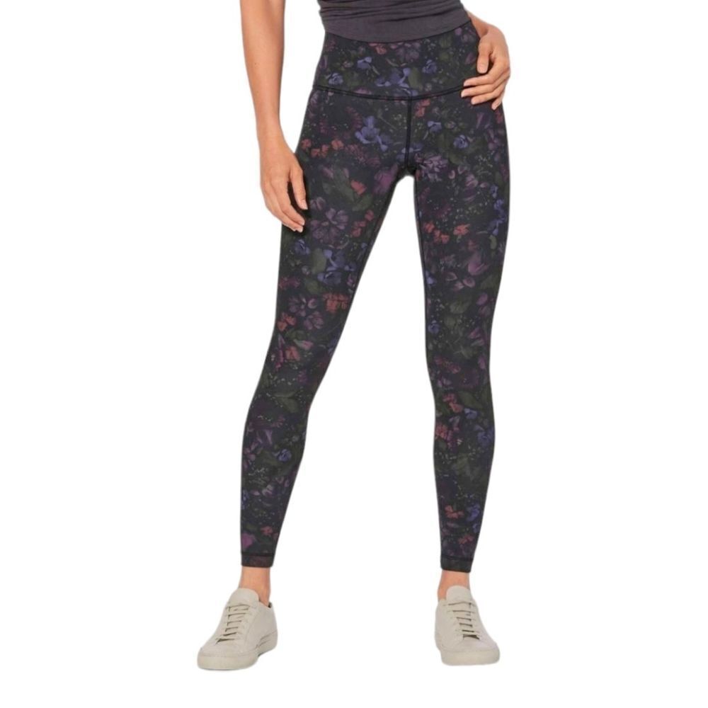 Lululemon Floral Wunder Under Hi-Rise Tight Frozen Flourish Multi sz 4 Luxtreme